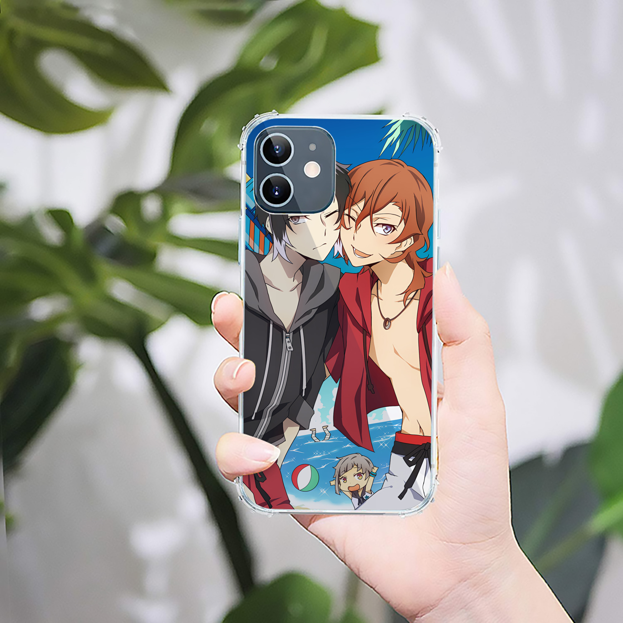 （画像用） 文豪ストレイドッグス Bungo Stray Dogs 【iPhone 12シリーズ対応】透明スマホケース（クリアソフトケース）